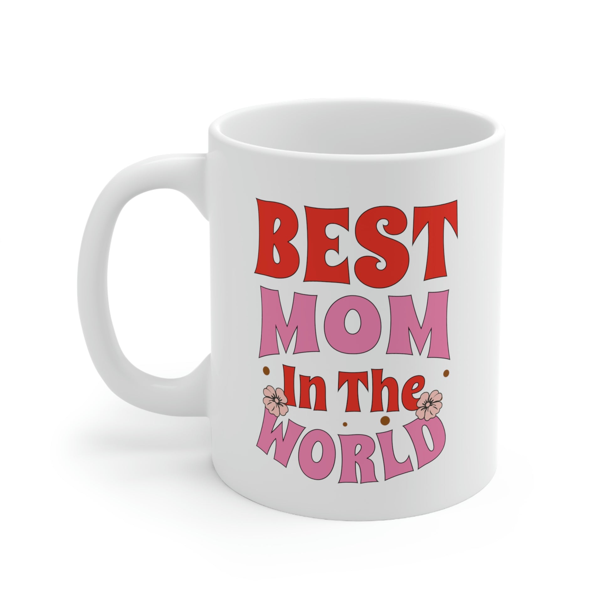 WORLD'S BEST MOM MUG 13 OZ. W/ SPOON